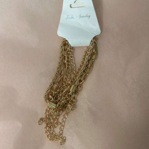 Fashion Jewelry Jewelry - Fashion Jewelry Gold Layered Multi-Bracelet stack